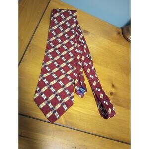 Nautica 100% Silk Costarica Men's Tie 57 inches long